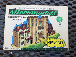 Micromodels Original 1950's - Newgate - SET ARCVII 3D Diorama Card Model