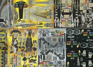 Star Wars Pocketmodel TCG Model Kits From Various Sets Individual Cards - Foto 1 di 86