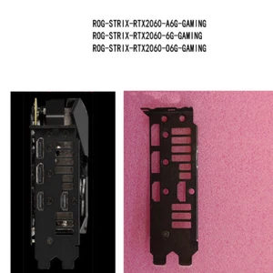 I/O IO shield for ASUS ROG-STRIX-RTX2060-6G-GAMING Graphics Card Backplate Panel - Bild 1 von 1