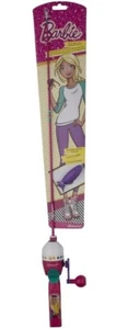 Barbie Shakespeare Button Spincast Fishing Pole Starter Kit 2'6" with Minnow - Picture 1 of 3