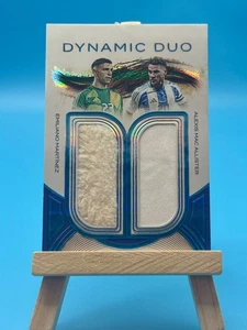 Emiliano Martinez & Alexis Mac Allister | 2024 Futera Dynamic Duo Patch /9 - Picture 1 of 3
