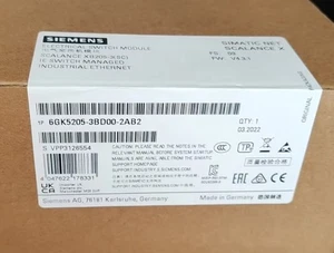 6GK5205-3BD00-2AB2 New Siemens 6GK5 205-3BD00-2AB2 XB 205-3 8P Switch - Picture 1 of 1