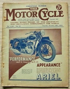 The MOTOR CYCLE Magazine 26 Dec 1935  Christmas Number  2 Stroke Engines - Picture 1 of 4