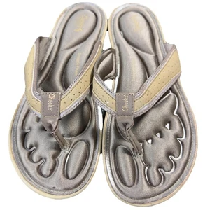 Wangen Barfußschuhe Herren Größe 10 grau Kuschelschaum Tony Little Komfort Sandalen - Bild 1 von 9