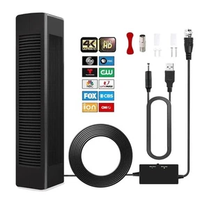 Upgraded TV Antenna Digital HD Antenna Indoor HDTV 1080P 4K 350 Miles Long Range - Picture 1 of 12