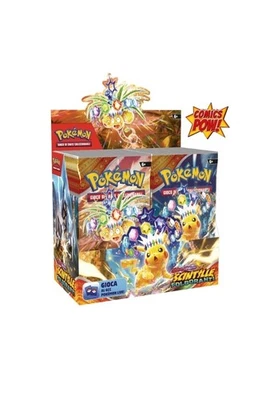 POKÉMON - BOX 36 BUSTE ITA - SCINTILLE FOLGORANTI - SEALED  - Immagine 1 di 4
