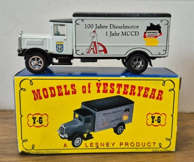 Y 6 1932 Mercedes Benz L5 Lorry Models of Yesteryear Matchbox 1 Jahr MCCD Code 2 - Bild 1 von 4