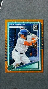 2025 Donruss Optic Orange Velocity #157 Drew Gilbert Mets - Bild 1 von 2