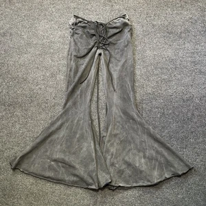Dolls Kill/Darker Wavs Reverb Corte en V Campana Lavada Parte Inferior Talla Pequeña I1 - Imagen 1 de 8