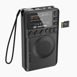 Pocket DAB/DAB+ Digital FM Radio LCD Display Good Sound Speaker Long Life - Picture 1 of 2