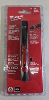 Milwaukee Tool 2105 Penlight, 100 Lumens, Led, Removable Clip - Image 1 of 2
