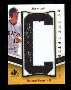 2009 SP Authentic Nate McLouth By The Letter Auto Autograph /45 U6689 - Picture 1 of 2