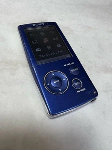 SONY NW-A805 Walkman Digital Media Player Mp3 2GB Azul Idioma Japonés Probado - Imagen 1 de 7