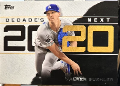 2020 Topps Decade's Next Baseball Card of Walker Buehler #DN-17 (NM) Free Rtns - Image 1 of 2