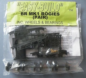 Shawn Kay Easy Build Spur O 7 mm Plastikbausatz 1 Paar BR MkI Reisebus Drehgestelle + Räder - Bild 1 von 1