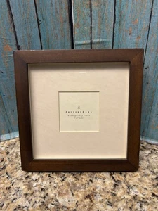 Expositor de madera con marco de galería Pottery Barn contiene foto de 3x3 NUEVO - Imagen 1 de 3