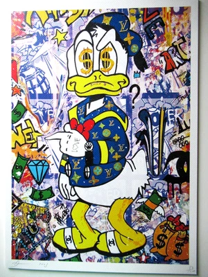 DEATH NYC (1979) SIEBDRUCK VON 2023 ORIGINAL HAND SIGNIERT, NUMMERIERT 32x45cm - Bild 1 von 4