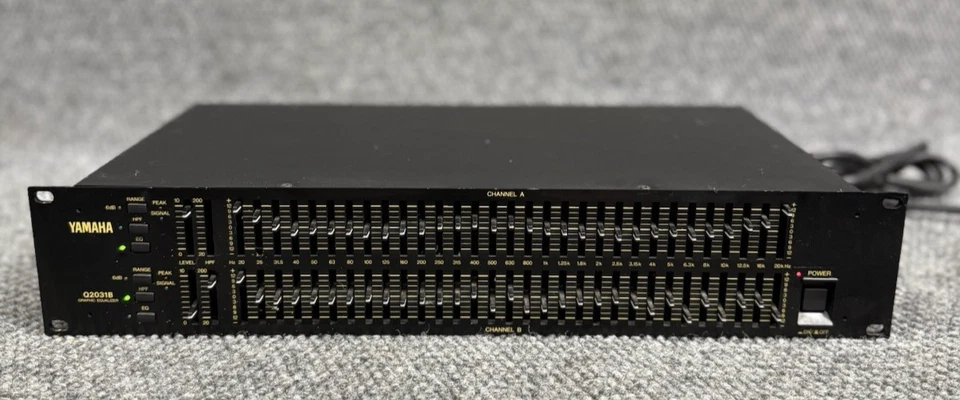 YAMAHA Q2031B Dual Channel 31-Band Graphic Equalizer Rackmount EQ Pro - Image 1 of 4