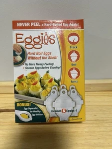 Eggies 6 Pack Egg Cooker Hard Boiled Eggs - Picture 1 of 5