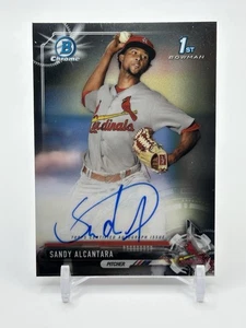 Sandy Alcantara 2017 Bowman Chrome Prospect automático #CPA-SA automático - Imagen 1 de 2