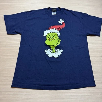 Vintage Y2K The Grinch Dr. Seuss Christmas T Shirt Large Men’s Santa - Image 1 of 4