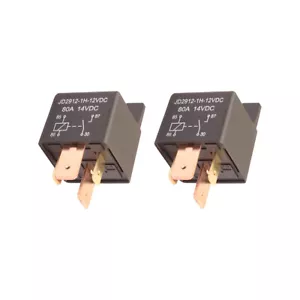 2PCS JD2912-1H-12VDC Car Relay 4 Pin 12v 40amp Spst Model - Picture 1 of 5