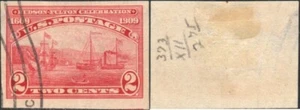 US Scott #373, used, imperf. - Picture 1 of 1