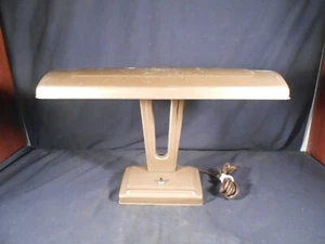 Vintage Art Deco MCM Metal Industrial Desk Lamp - Picture 1 of 9