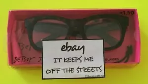 ❤️BETSEY JOHNSON Designer Blaulicht Blockierende Lesebrille TORTOISE Braun❤️ - Bild 1 von 5