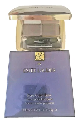Estee Lauder PURE COLOR ENVY Luxe EyeShadow Quad - 5 GREY HAZE - 0.21oz/6g - NEW - Image 1 of 4