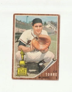 1962 #Topps Baseball Joe Torre #218 All Star Rookie Ex Nicely Centered - Picture 1 of 2