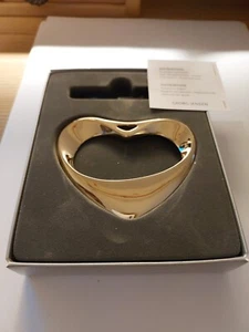 Georg Jensen Gold Plated Heart Christmas Ornament - Denmark - Picture 1 of 8