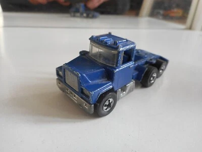 Hotwheels Steering Rigs Mack V-600 en bleu (Made in Hong Kong) - Photo 1/3