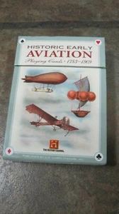 HISTORIC EARLY AVIATION (1783-1909) OVER-SIZED PLAYING CARDS ~ EUC - Bild 1 von 4
