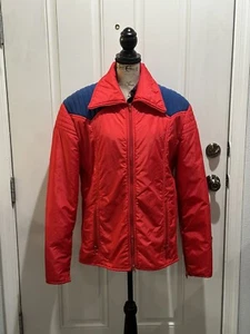 Ellesse Beconta 80’s Vintage Men’s Red Puffer Jacket -XL - Picture 1 of 9