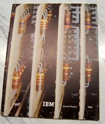 Винтажный годовой отчет IBM 1958 - Изображение 1 из 2