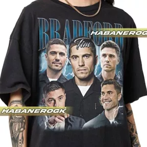 T-shirt Tim Bradford vintage limitata, regalo per donna e uomo maglietta unisex - Foto 1 di 6