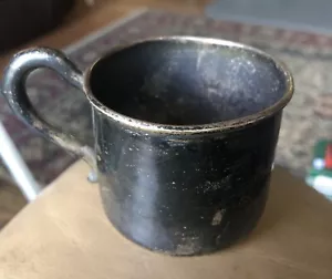 Vintage Sterling Baby Cup M. Fred Hirsch Co. 1920-1945 Engraved Jersey City NJ - Picture 1 of 9