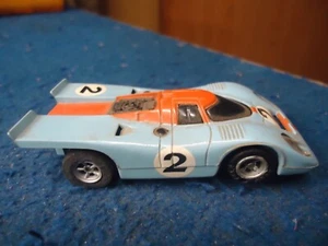 AFX #1973 Gulf Porsche 917 Blue orange #2 Non-Mag Flamethrower Lights and Runs - Picture 1 of 6