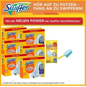 Swiffer magnete antipolvere starter kit sfuso o con ricarica panni - Foto 1 di 7