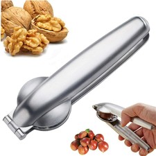 VANUODA Schiaccianoci Clip Taglia Castagne Cracker Sheller Noce Pinze, Argento