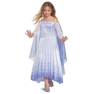 New Disguise Disney Frozen Girls Princess Elsa Child Halloween Deluxe Costume - Image 1 of 4