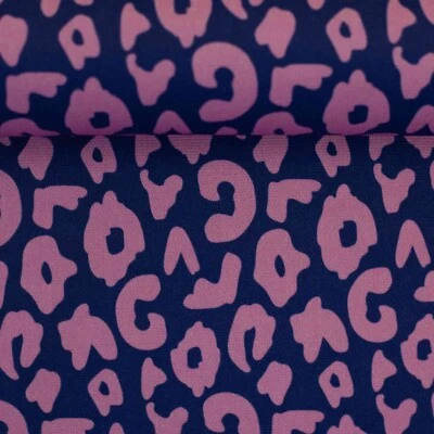 Canvas Happy Leo by Cherry Picking navy/rosa - Bild 1 von 3