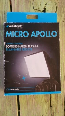 Westcott Micro Apollo Light Modifier Softbox 5" x 8" Model #2200 Diffuser  - Image 1 of 2