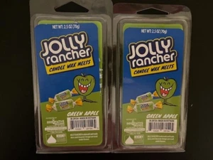 Jolly Rancher GREEN APPLE SCENTED Candle Wax Melts - {LOT OF 2 PACKS- 16 CUBES} - Picture 1 of 2