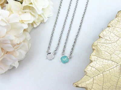 10mm Square | DIY Pendant Necklace Base | (#EN 206) - Image 1 of 3