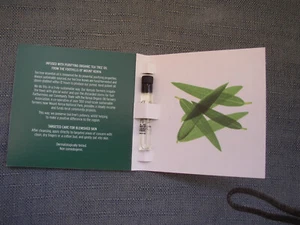 New The Body Shop Tea Tree Oil Sample Glass bottle For skin blemish 1ml Travel - Picture 1 of 6