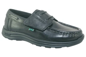 Kickers Reasan Boys Infant School Shoes UK 2 EU 34 BRAND NEW - Picture 1 of 8