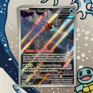 Iron Bundle SVP066 Black Star Promo Holo Illustration Rare Pokemon Card 2023 NM - Picture 1 of 3