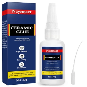 Ceramic Glue - 30g Instant Repair Adhesive for Porcelain, Glass, Metal DIY Craft - Picture 1 of 7